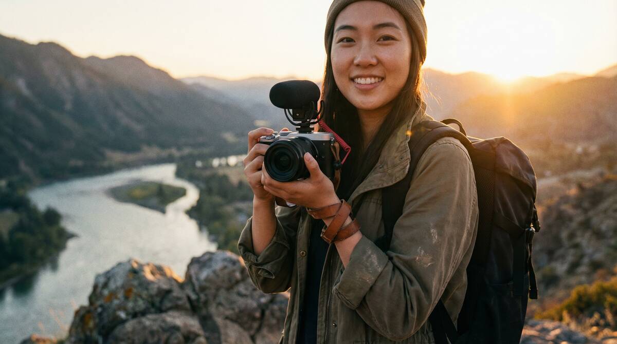 国产视频旅行vlog视频